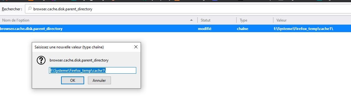 Cache Firefox